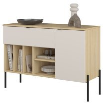 Helvetia meble - Kommode Ore – Eiche Lindberg/Kaschmir – 24LKOG45