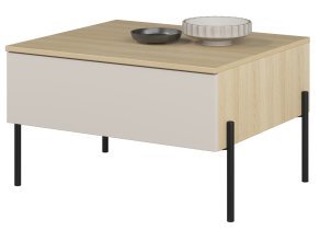 Helvetia meble - Couchtisch Ore – Eiche Lindberg/Kaschmir – 24LKOG98
