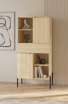 Helvetia meble - Regal Ore – Eiche Lindberg – 24LGOG42