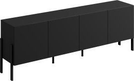 TV-Kommode Jukon 4D – Schwarzer Onyx – 24W3ND25