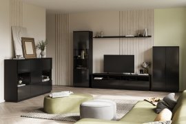 Wohnzimmer Toulouse – Schwarz