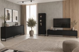 Wohnzimmer Olbia – schwarzer Onyx