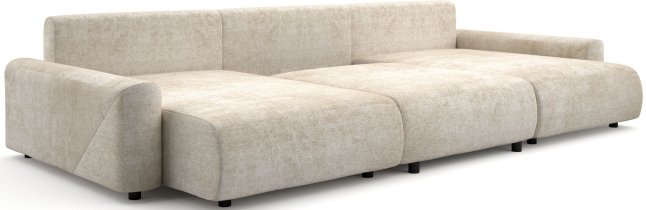 Ecksofas Dolmar - Wohnlandschaft in U-Form Rima
