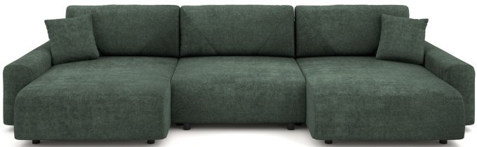Ecksofas Dolmar - Wohnlandschaft in U-Form Rima