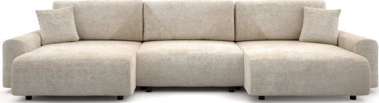 Ecksofas Dolmar - Wohnlandschaft in U-Form Rima