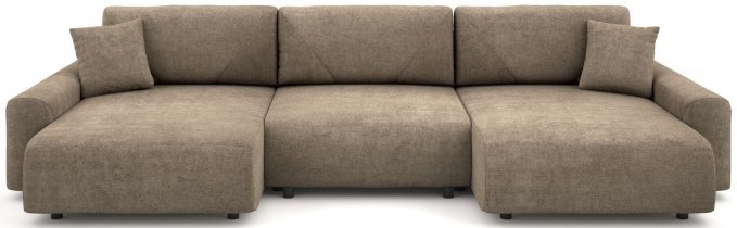 Ecksofas Dolmar - Wohnlandschaft in U-Form Rima