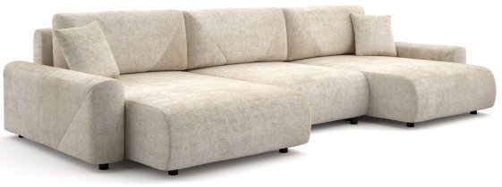Ecksofas Dolmar - Wohnlandschaft in U-Form Rima