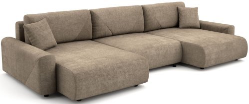Ecksofas Dolmar - Wohnlandschaft in U-Form Rima
