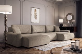 Ecksofas Dolmar - Wohnlandschaft in U-Form Rima