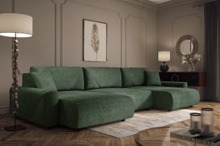 Ecksofas Dolmar - Wohnlandschaft in U-Form Rima