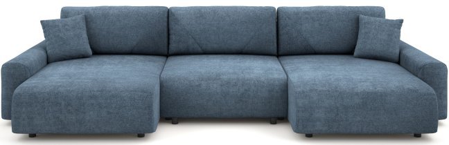 Ecksofas Dolmar - Wohnlandschaft in U-Form Rima