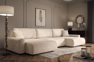 Ecksofas Dolmar - Wohnlandschaft in U-Form Rima