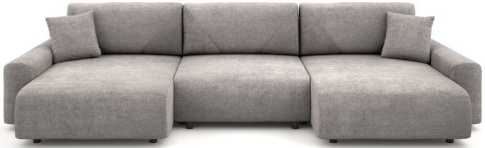 Ecksofas Dolmar - Wohnlandschaft in U-Form Rima