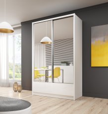 Schrank mit Schiebetüren Aria II 150 - weiß