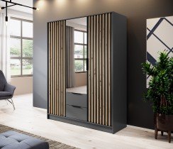 Schrank Nelly 3D mit Spiegel