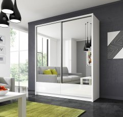 Schrank mit Schiebetüren Aria II 180 - weiß