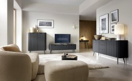 Wohnzimmer Zova - schwarz