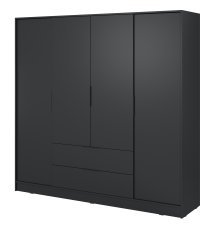 Schrank Kelly 4D - schwarz