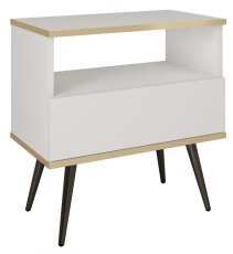 Nachttisch Oro S-54 - weiß