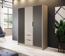 Kleiderschrank Nelly 3D - Kaschmir