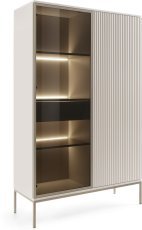 Hohe Vitrine Sento WTSZ104 - Kaschmir