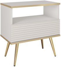 Nachttisch Oro - weiß