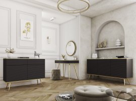 Schlafzimmer Oro - schwarz