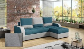 Ecksofa Aris - r - hellblau