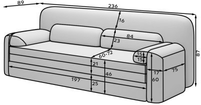 Eltap stock - Sofa Elioss – Tabbris 40
