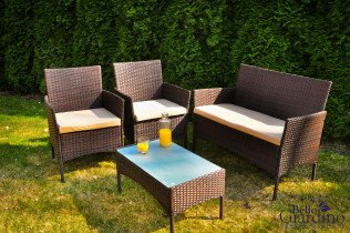 Bello Giardino - Garten-Set Comodo - ZO.015.001 - braun