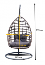 Bello Giardino - Hängesessel für den Garten Piatto - LO.015.001