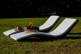 Gartenliegen-Set Successo - LO.004.002 - grau