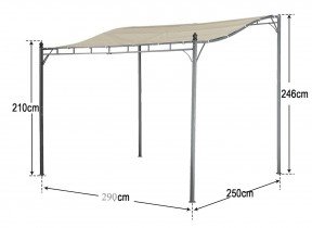 Bello Giardino - Gartenpergola aus Stahl – AZ.009.S