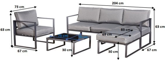 Bello Giardino - Garten-Set Mostrare - ZO.059.A.W