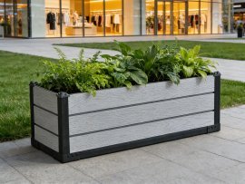 Rechteckiger Gartenpflanzkübel 105×39×36,55&nbsp;cm