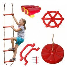 Kinder-Zubehörset für den Spielplatz – rot