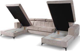 Pionier - Wohnlandschaft in U-Form Wild III