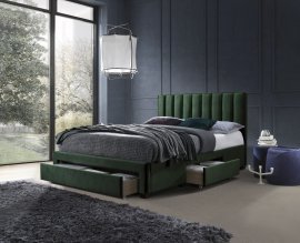 Bett Grace - 160 cm - dunkelgrün