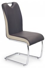 Esszimmerstuhl K184 - dunkelbraun/Champagner