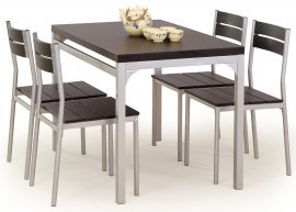 Esszimmertisch Malcolm + 4 stolice - Wenge