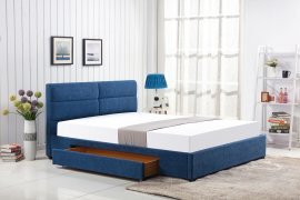 Bett Merida 160x200 cm - blau