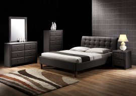 Bett Samara - 160x200 cm - schwarz