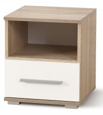 Nachttisch Lima SN-1 - Sonoma Eiche/Weiß