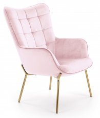 Sessel Castel - hellrosa