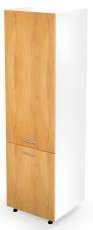 Visches Küchenelement für Kühlschrank Vento DL-60/214 - weiß/honigeiche