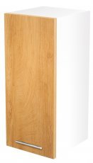 Küchenelement Oberschrank Vento G-30/72 - Weiß/ Honigeiche