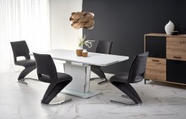 Ausziehbarer Tisch Bonari 160-200x90 cm - weiß