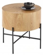 Wohnzimmertisch Brooklyn S - natürliche Eiche / schwarz