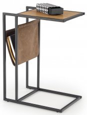 Couchtisch für das Wohnzimmer Compact - Goldene Eiche / Schwarz
