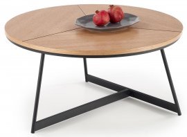 Couchtisch Karida - Wildeiche / Schwarz
